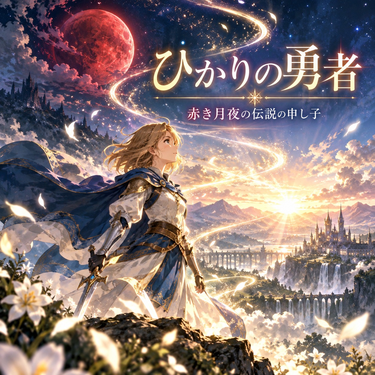7. ［赤き月夜の伝説の申し子］　『ひかりの勇者』テーマソング artwork