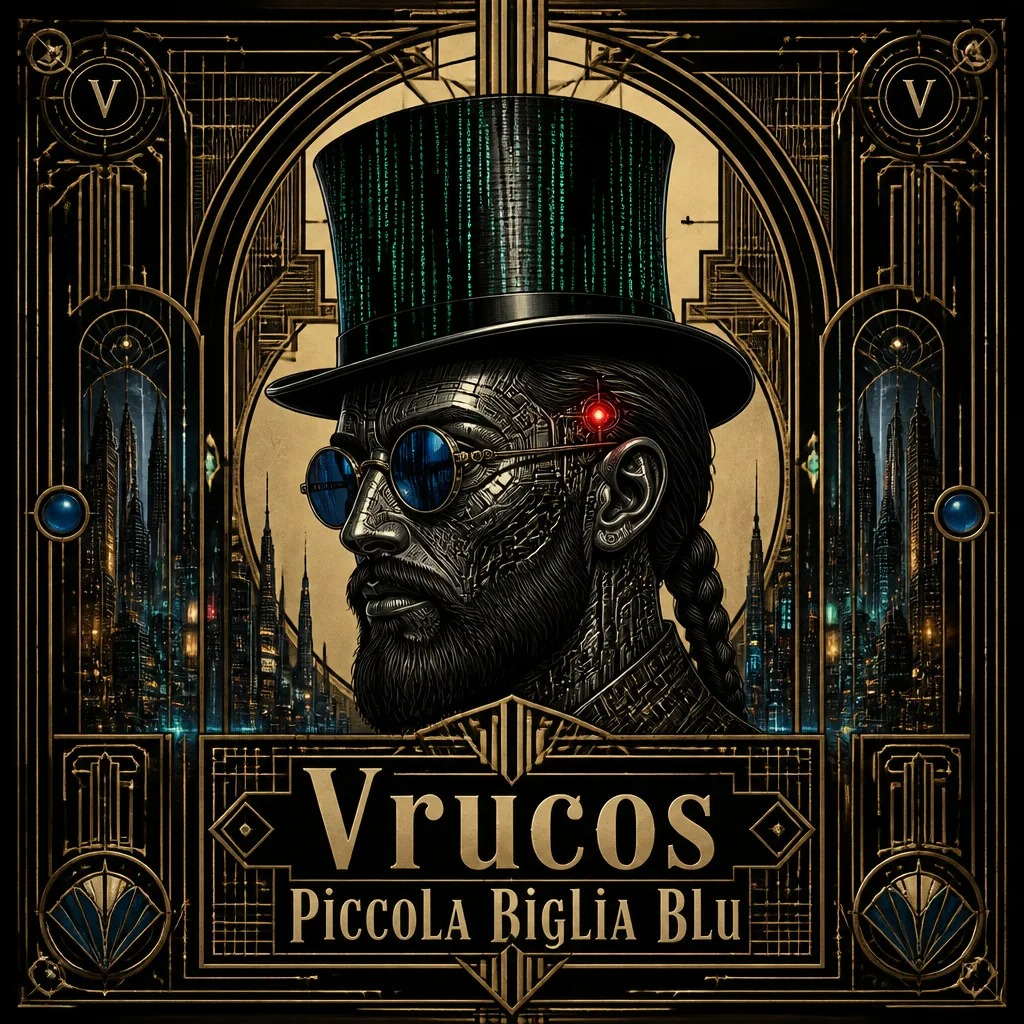 Piccola biglia blu artwork