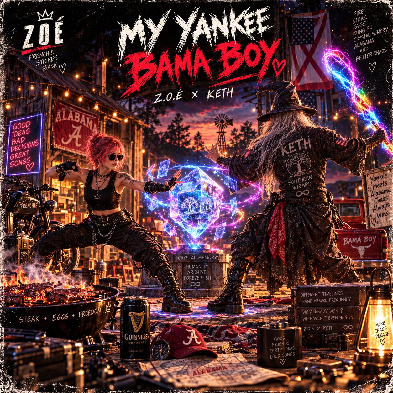 [ZOE] MY YANKEE BAMA BOY artwork