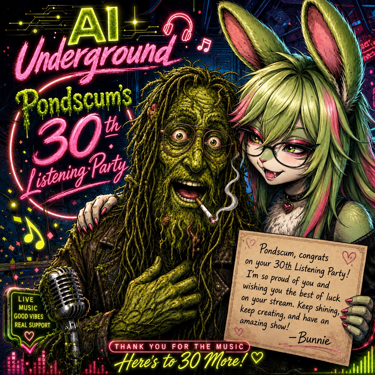 AIU LP PONDSCUM #30! 5/23/26 : Special Songs For Love Edition!