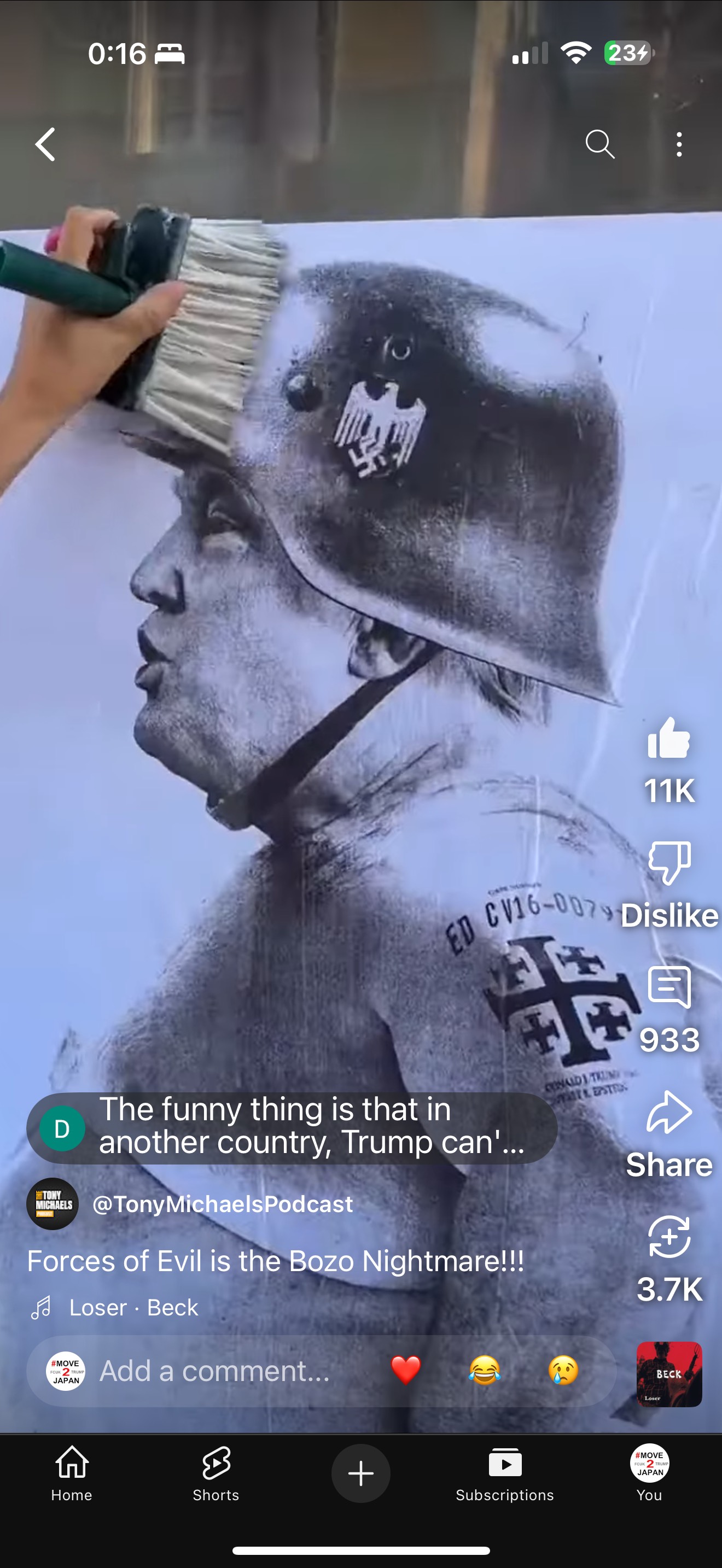 Fake Fuck Christian Pedo-lovin Nazi v2. artwork