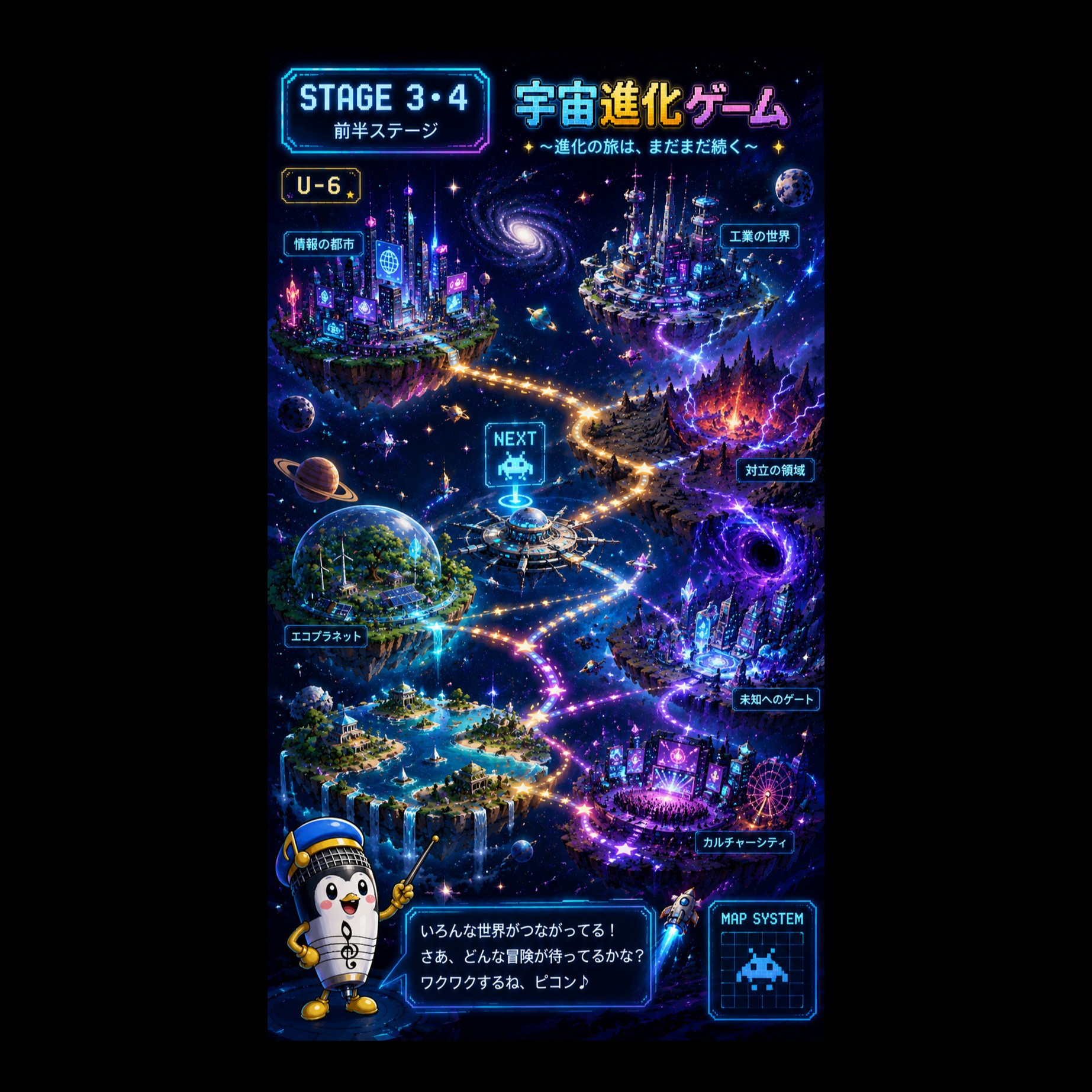 D-8　宇宙進化ゲーム artwork