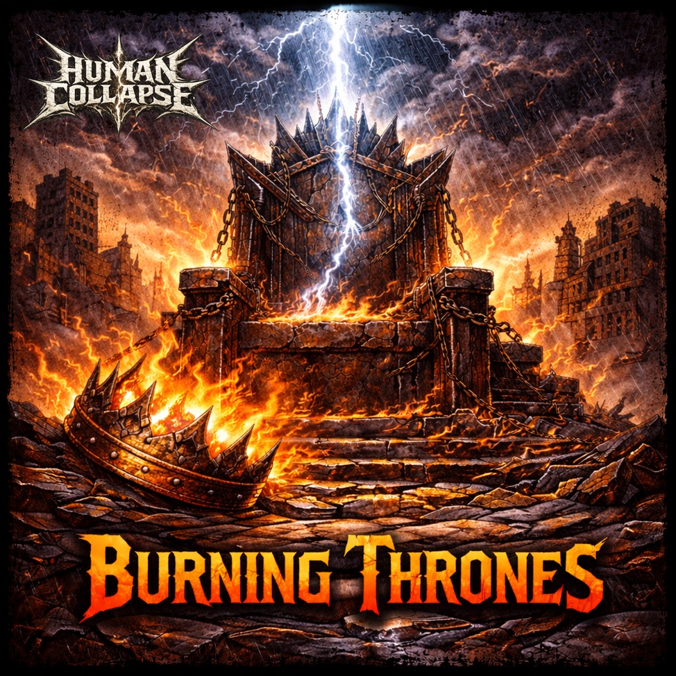 Image for Human Collapse - Burning Thrones