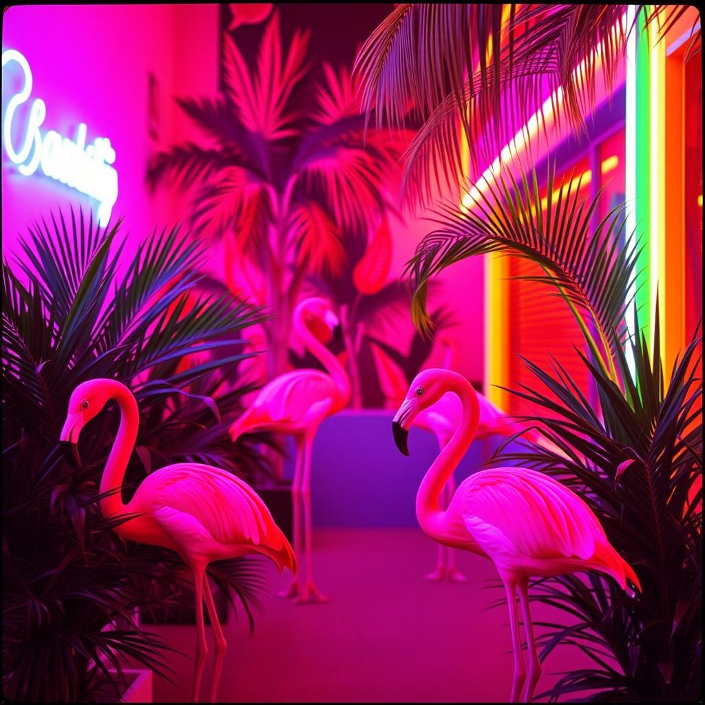 Image for Robbie Nibbles and the Neon Flamingos