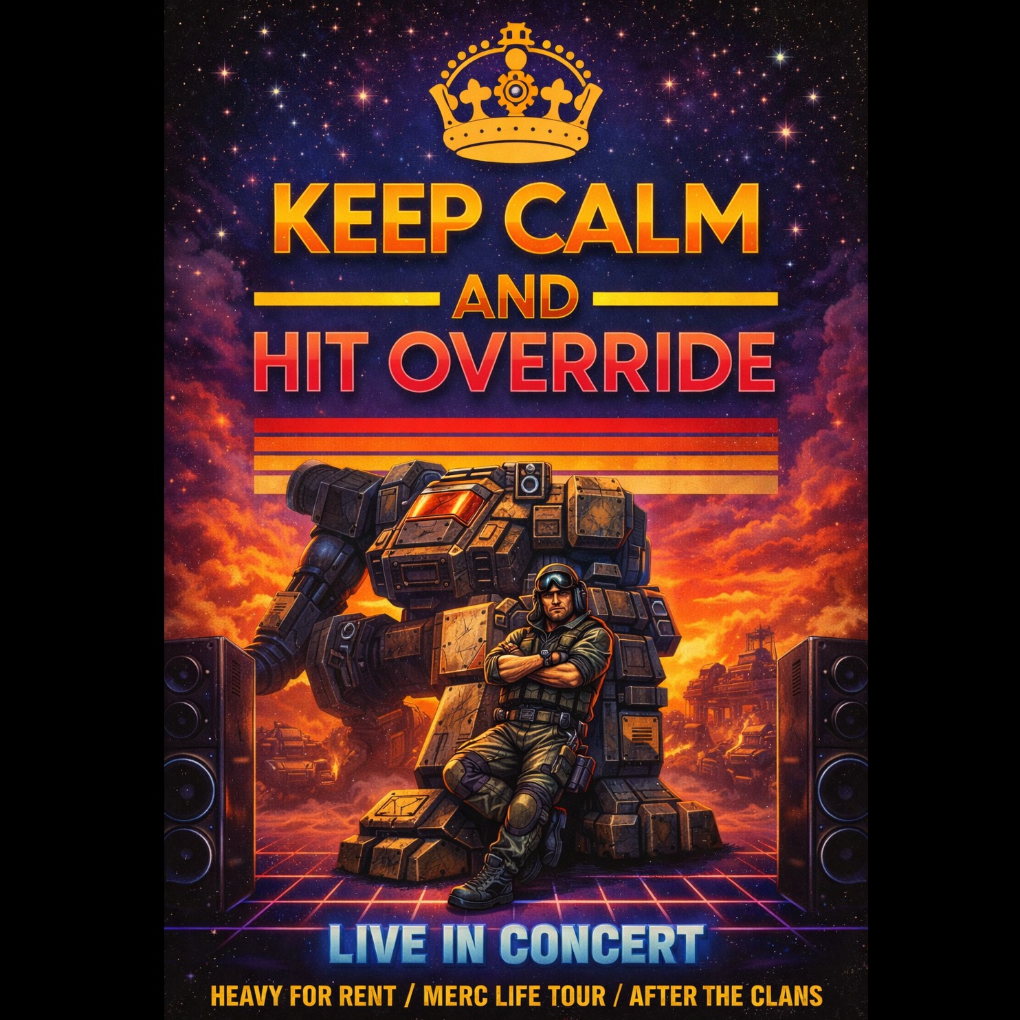 KEEP CALM AND HIT OVERRIDE (MC eMechinence Cover) artwork