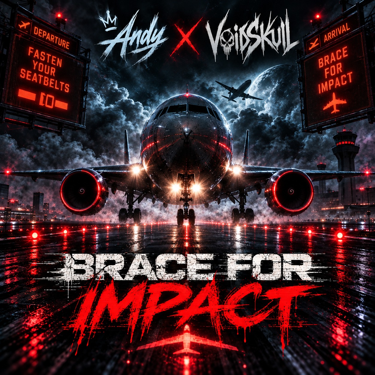 BRACE FOR IMPACT / Andy x VoidSkull artwork