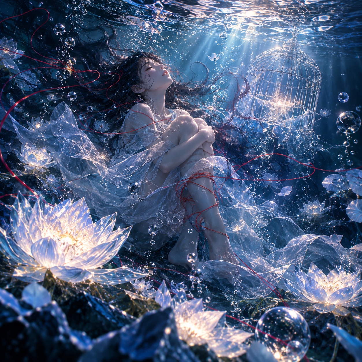 水の底で(At the bottom of the water) artwork