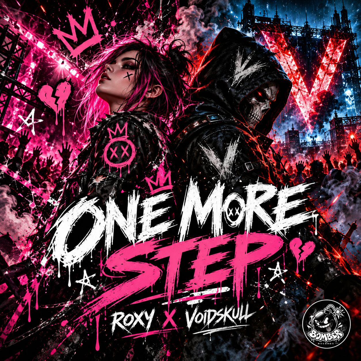ONE MORE STEP — ROXY × VOIDSKULL artwork