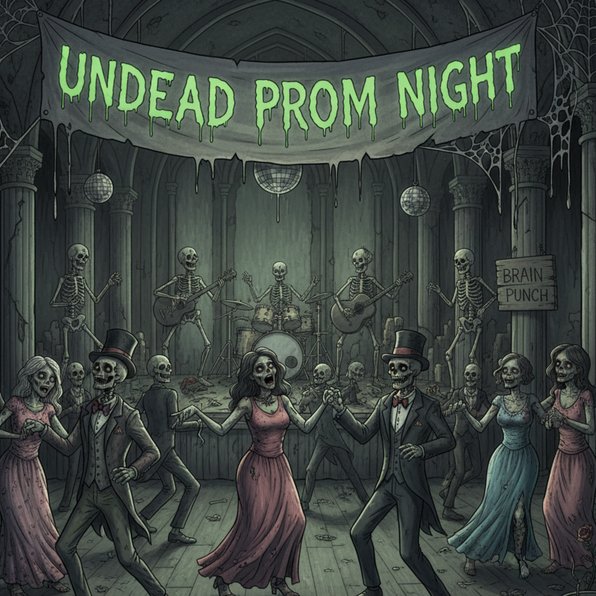 UNDEAD PROM NIGHT (Brain-Eaters Anthem) artwork