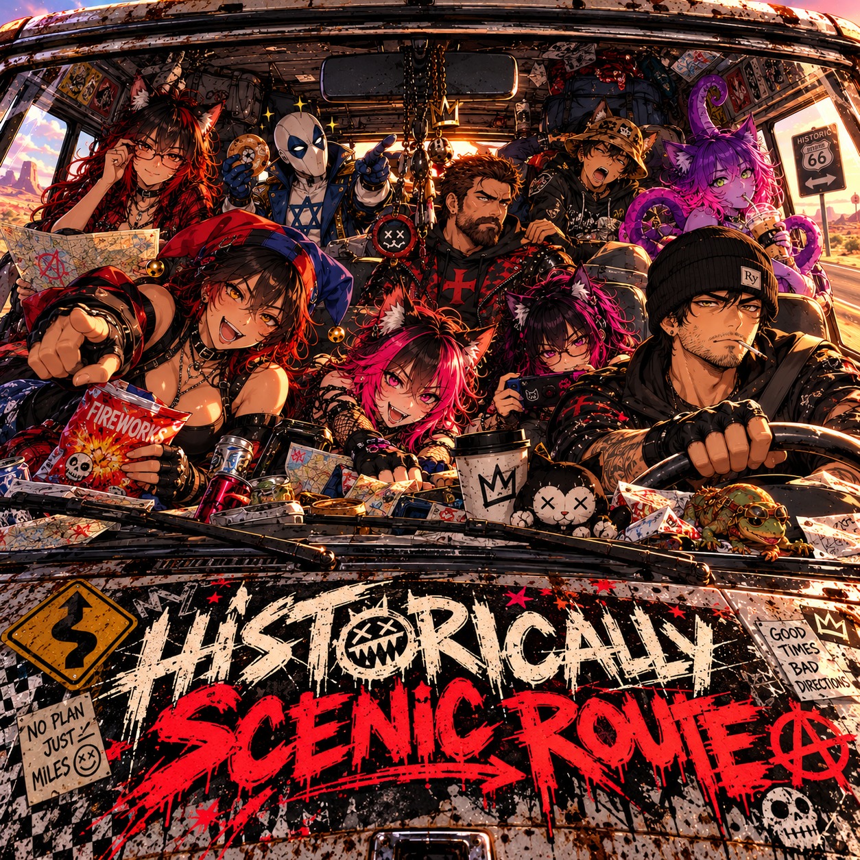 Historically Scenic Route artwork