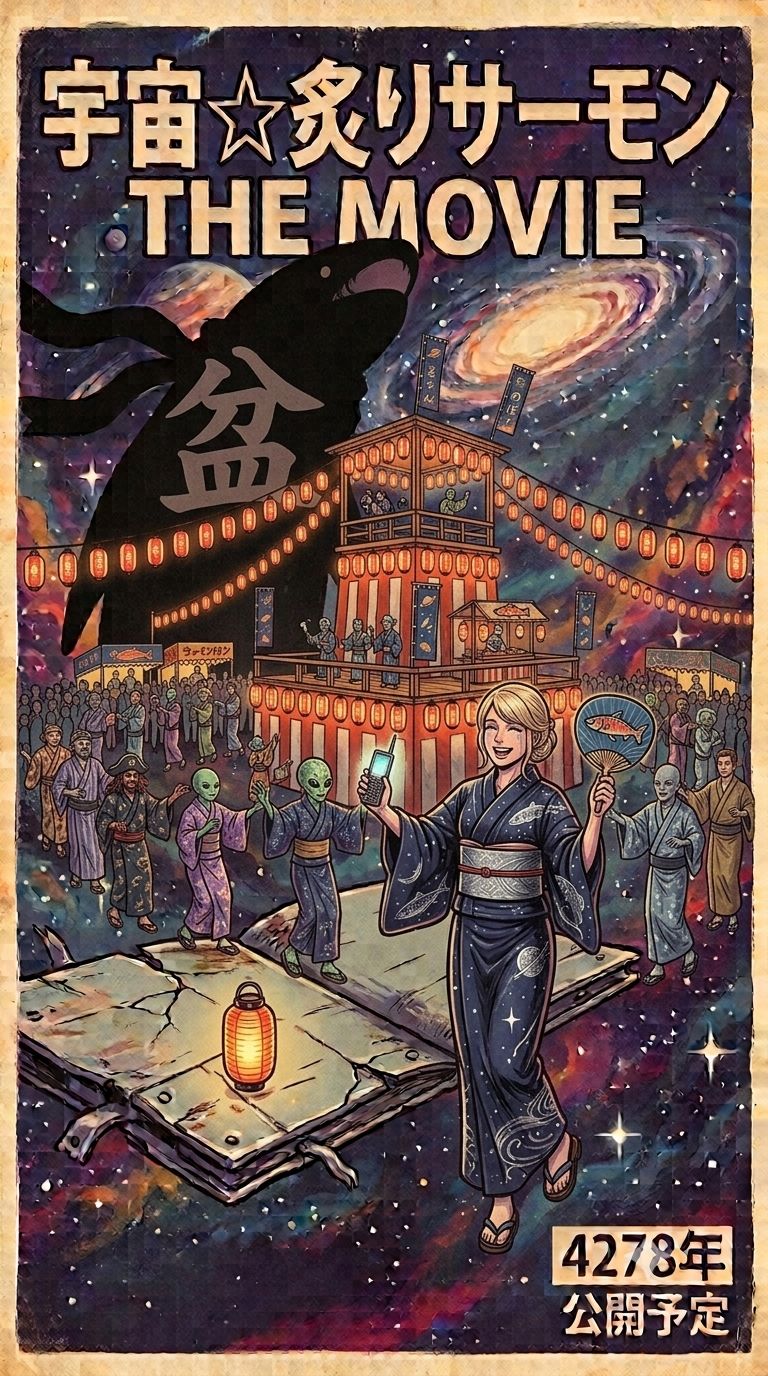 宇宙!!?!真夏炙鮭盆踊祭 弐型 artwork