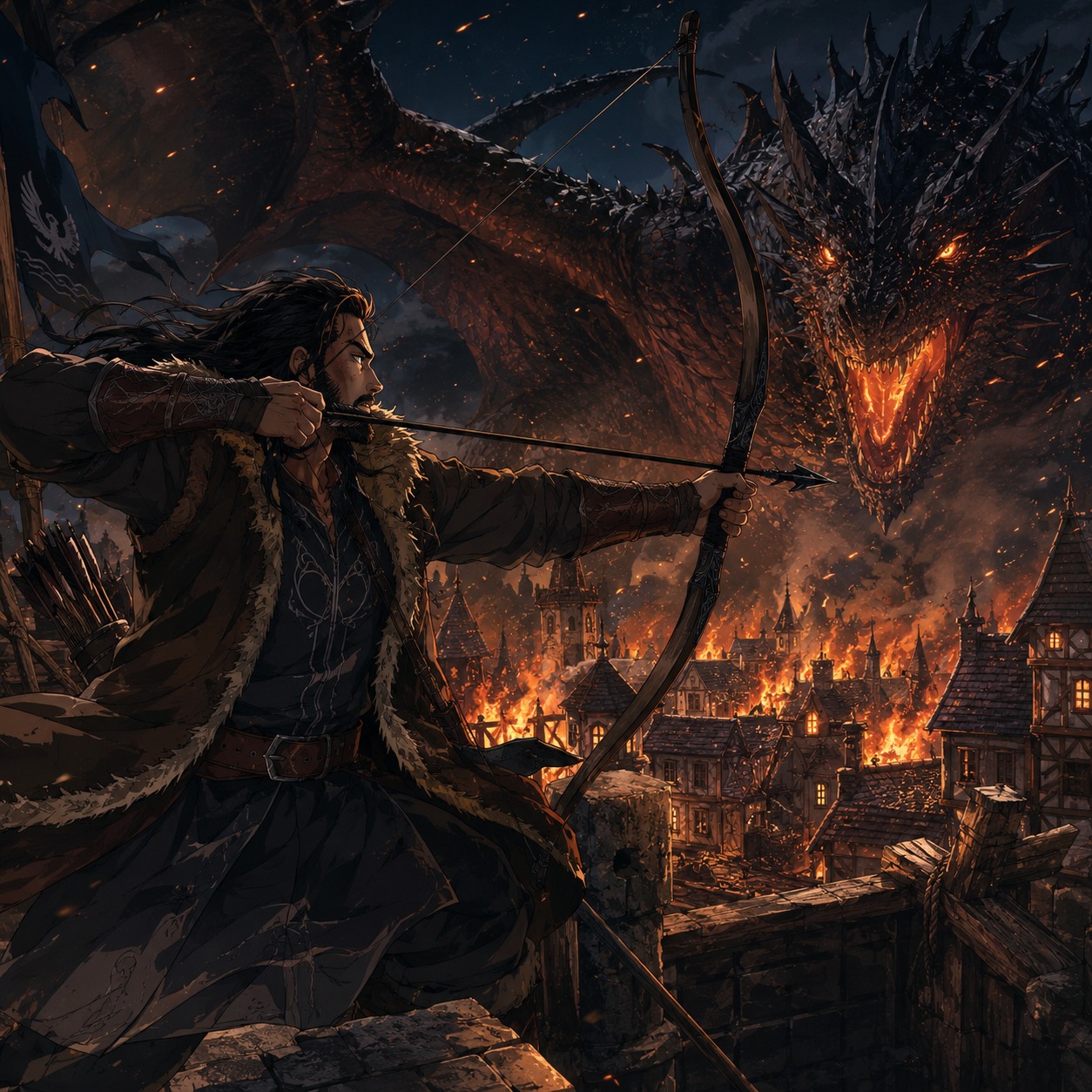 The Black Arrow artwork