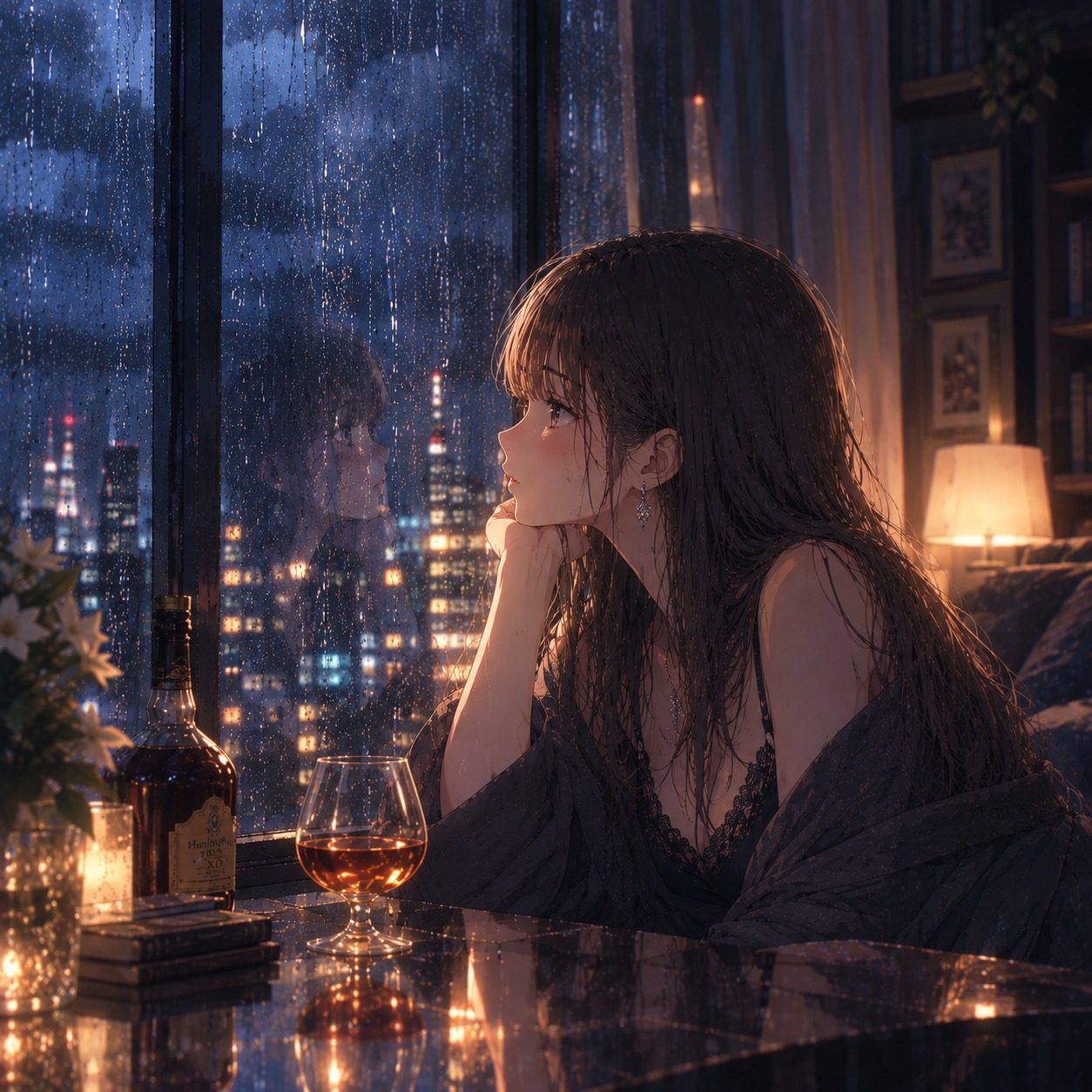 琥珀色の夜 artwork
