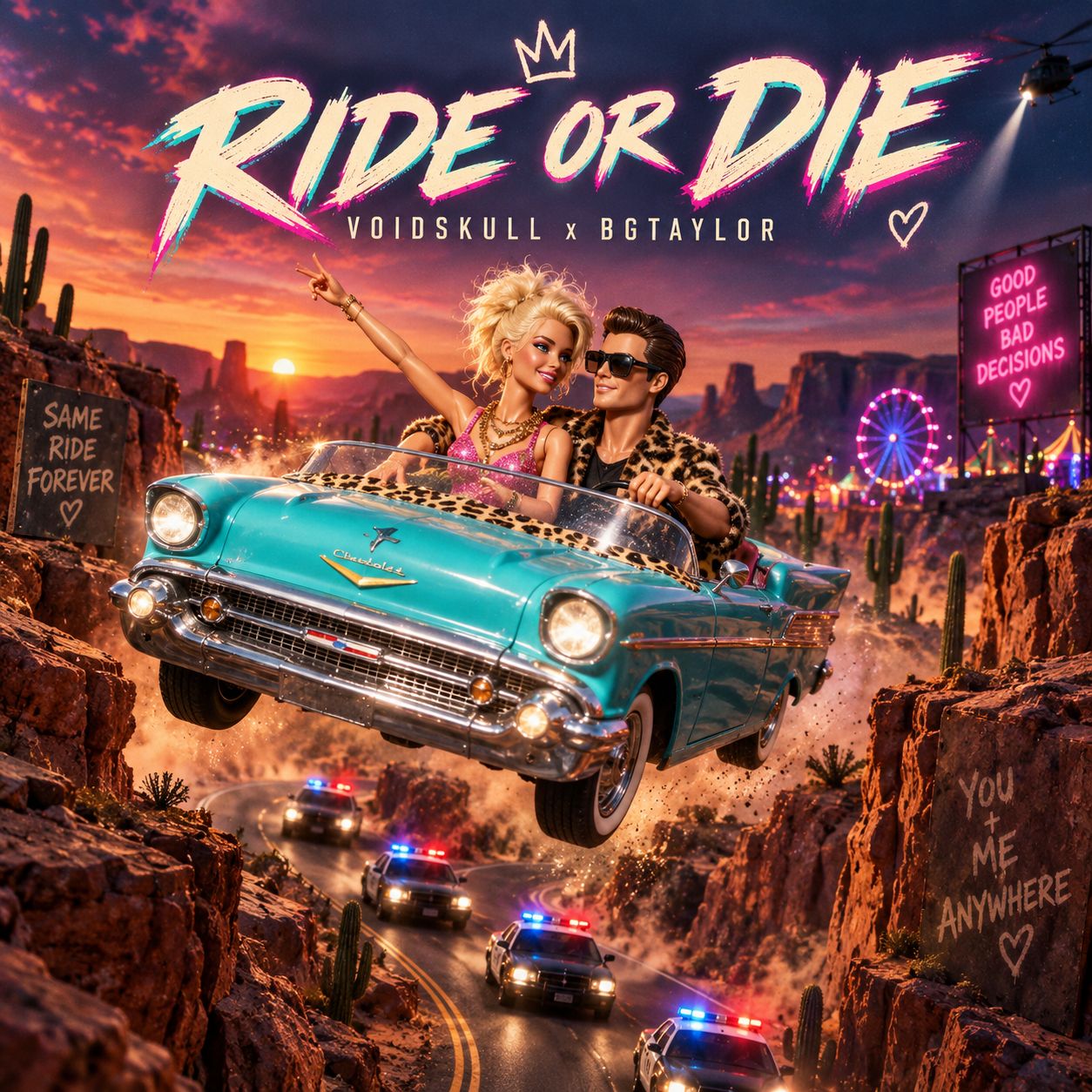 RIDE OR DIE // VoidSkull x BGTaylor artwork
