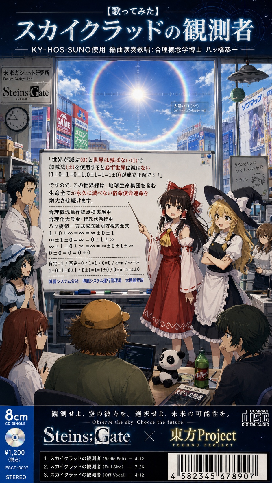 【歌ってみた】スカイクラッドの観測者「Open The Eyes - SPC700 Orchestral Mix」(Rev.I KY-NNS JIS-ALL Code 解析分析中)@八ッ橋恭一 artwork