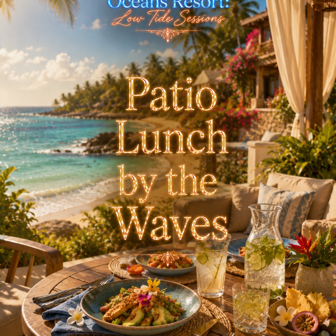 Patio Lunch by the Waves artwork