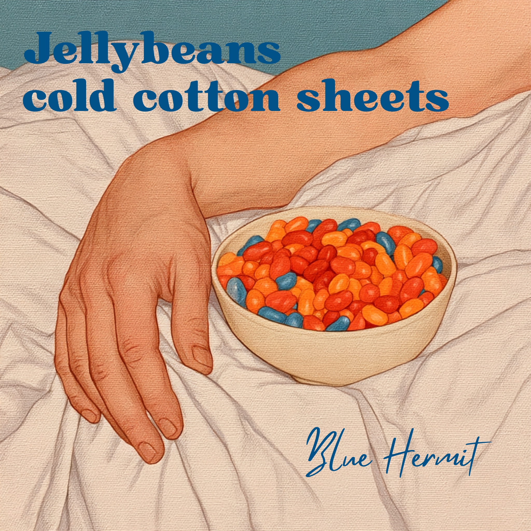 Jellybeans cold cotton sheets artwork
