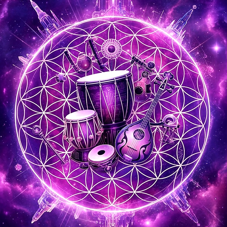Image for Drumming Circle ~ Futuristic Soundscape ~ Fusion 🪘🥁 🪕❤️ 