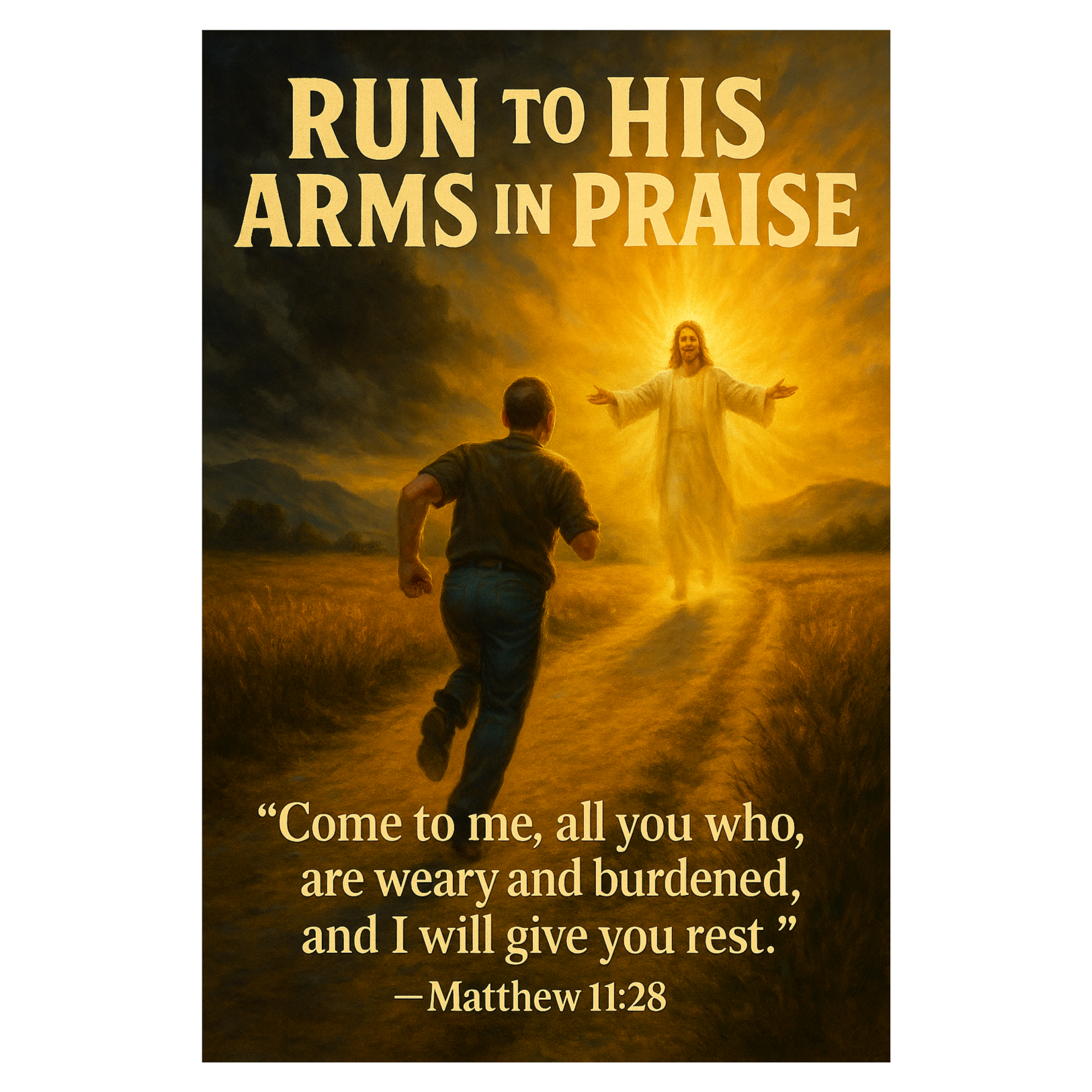 Run to His Arms in Praise artwork