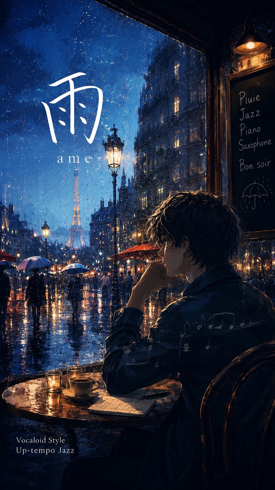 雨 side F  - JAZZ style artwork