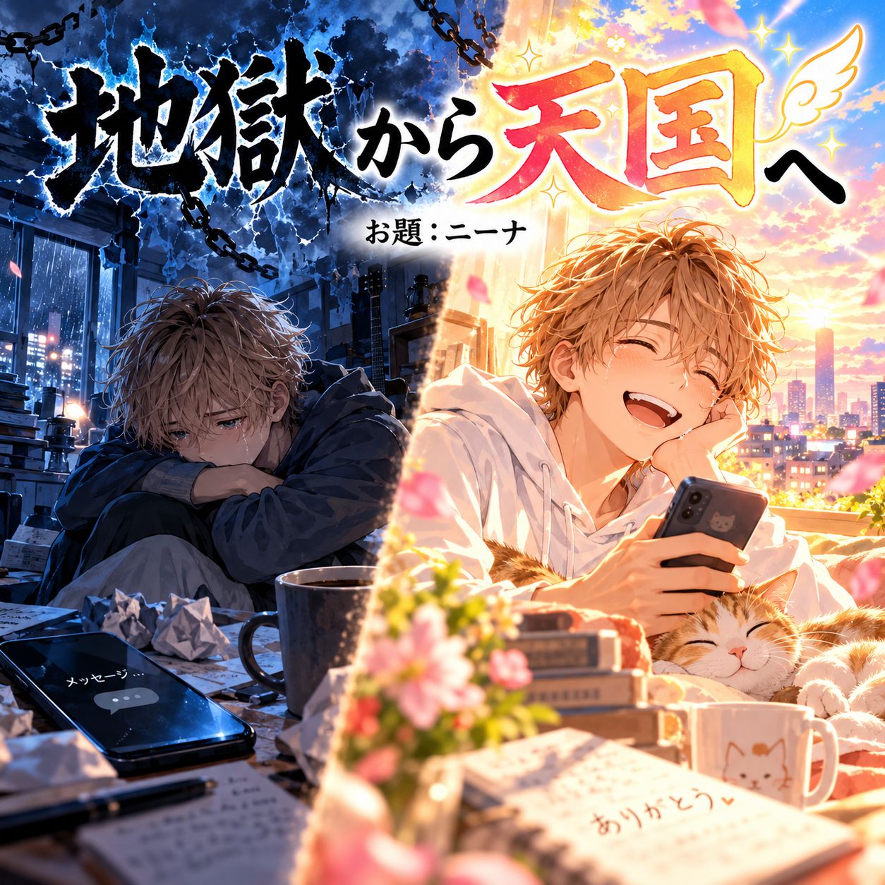 地獄から天国へ｜お題：ニーナ artwork
