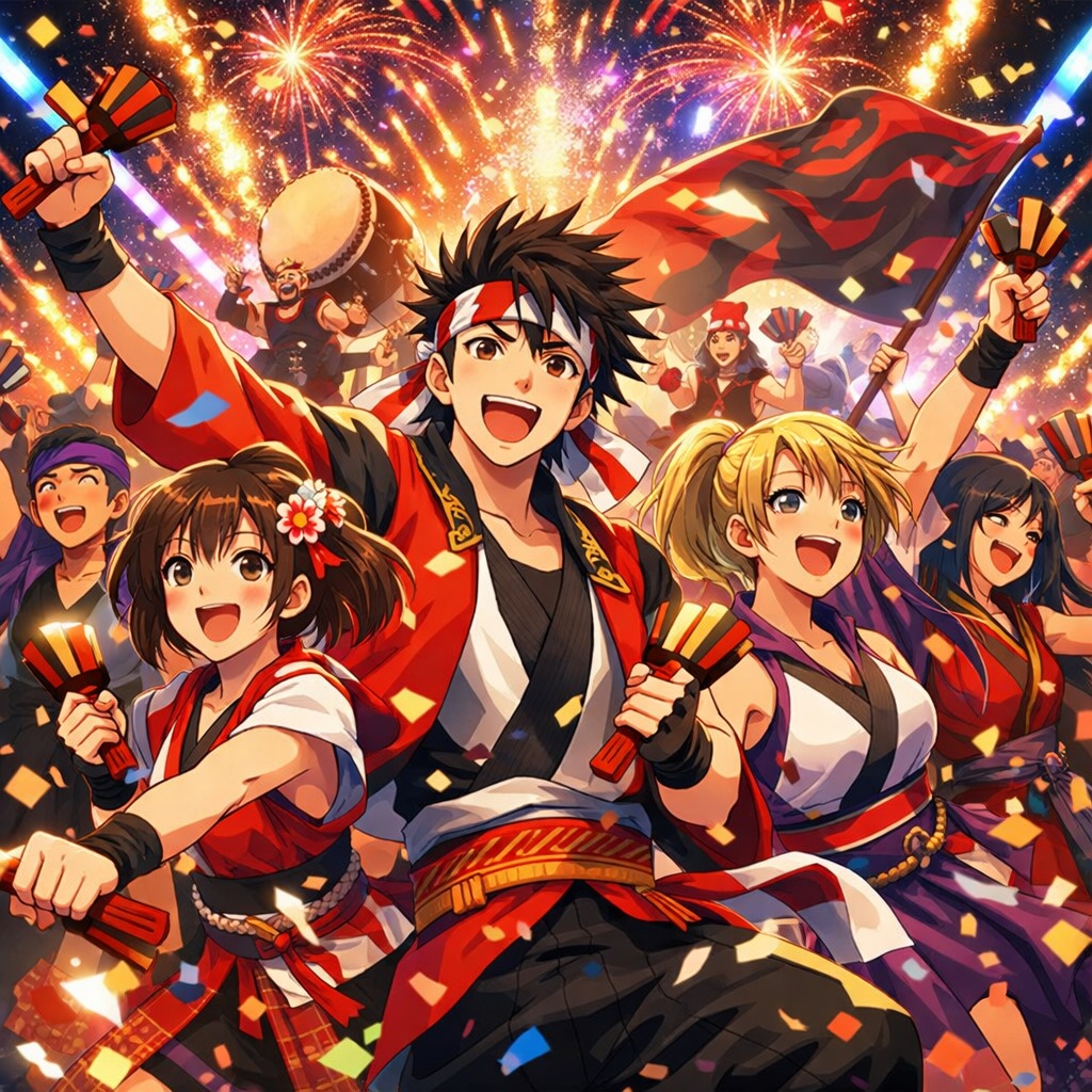 ♪ よさこい ☆ 四打ち そいや ♪ _壱 artwork