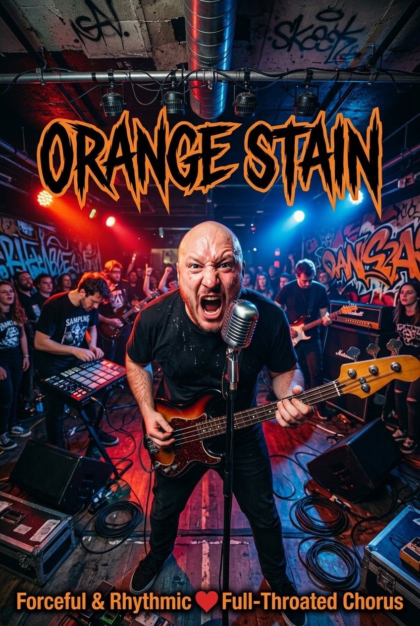 Orange Stain artwork