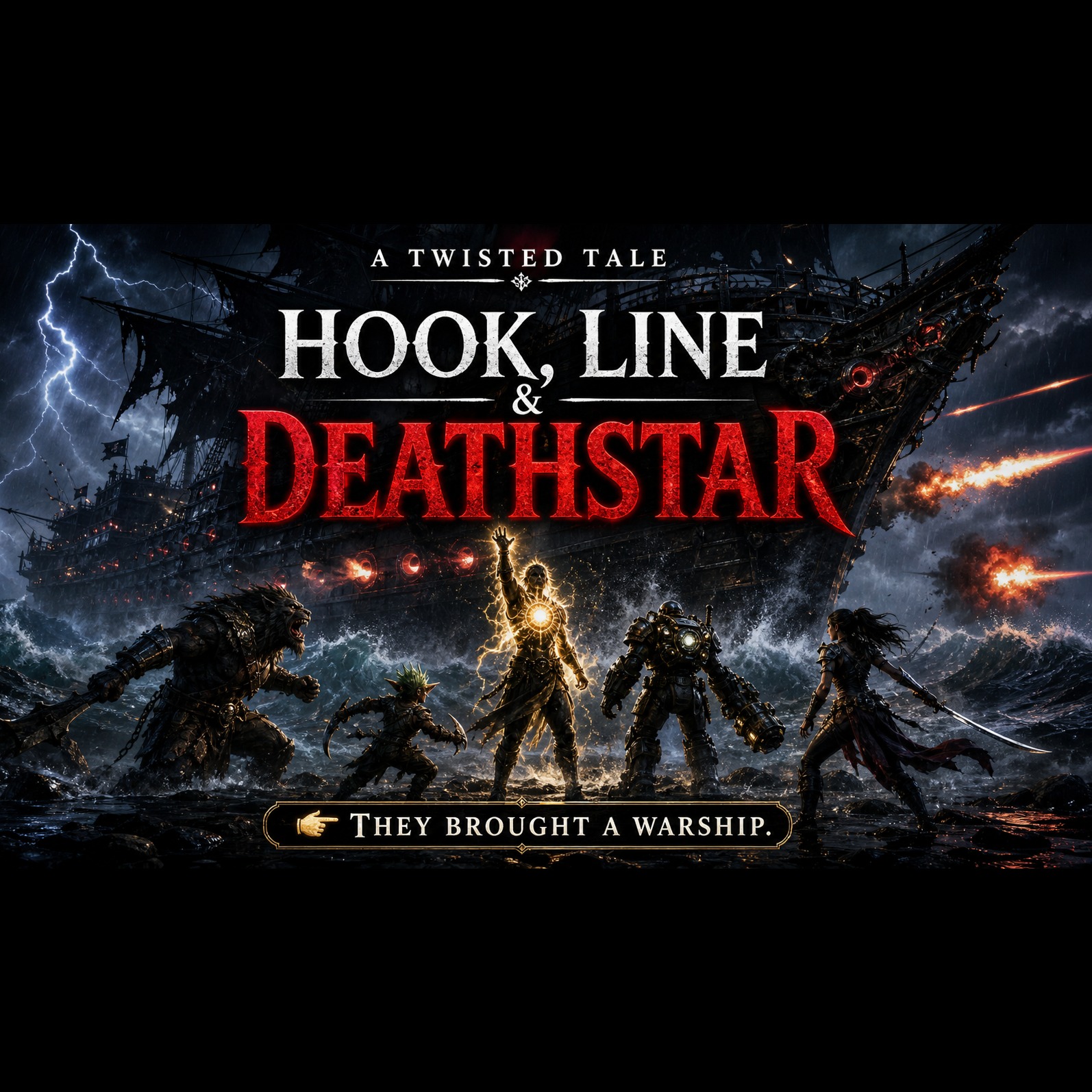 (26) Hook, Line & Deathstar artwork