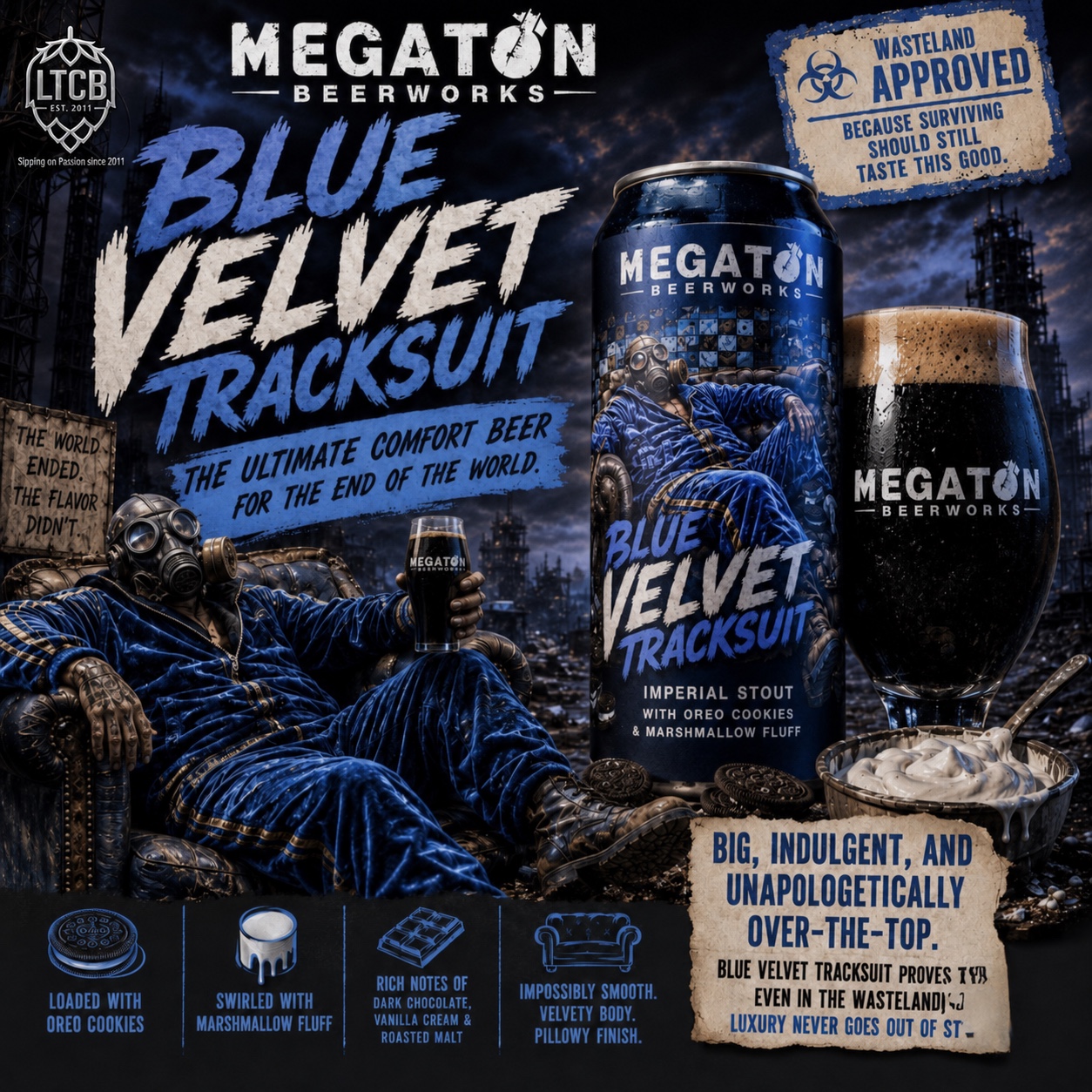 BLUE VELVET TRACKSUIT artwork