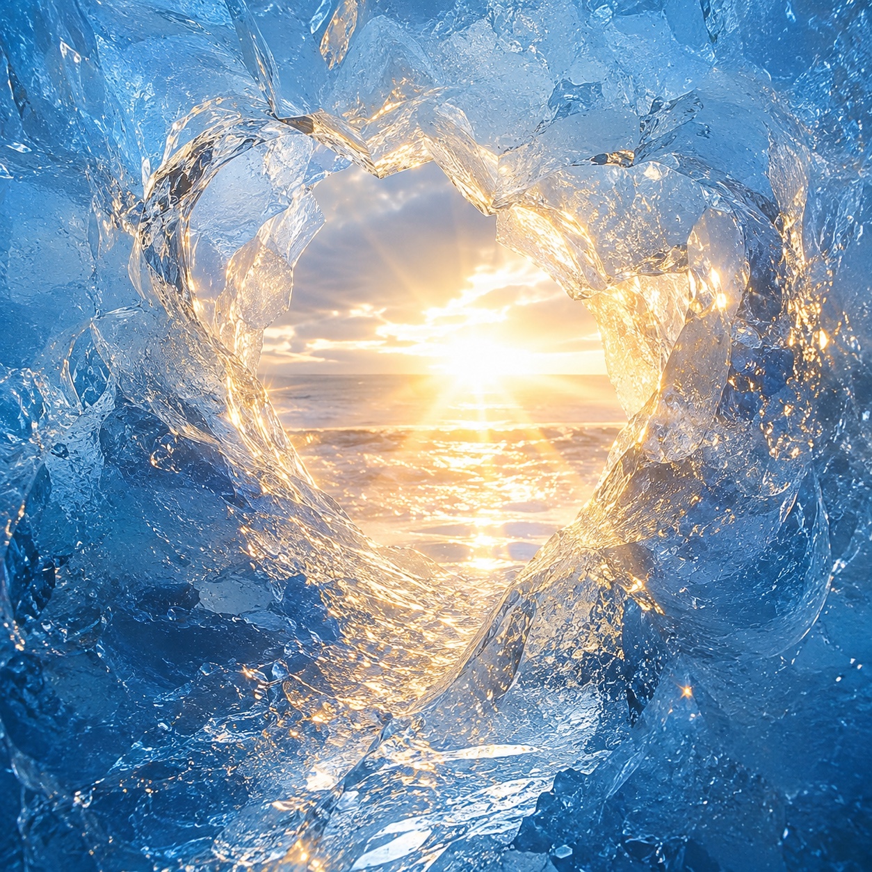 Sunlight Through Ice artwork
