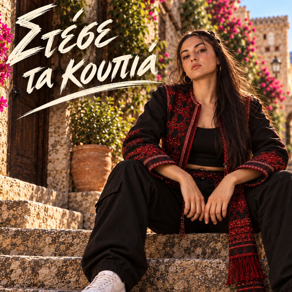 Στέσε τα κουπιά - Greek low bap / old-school artwork