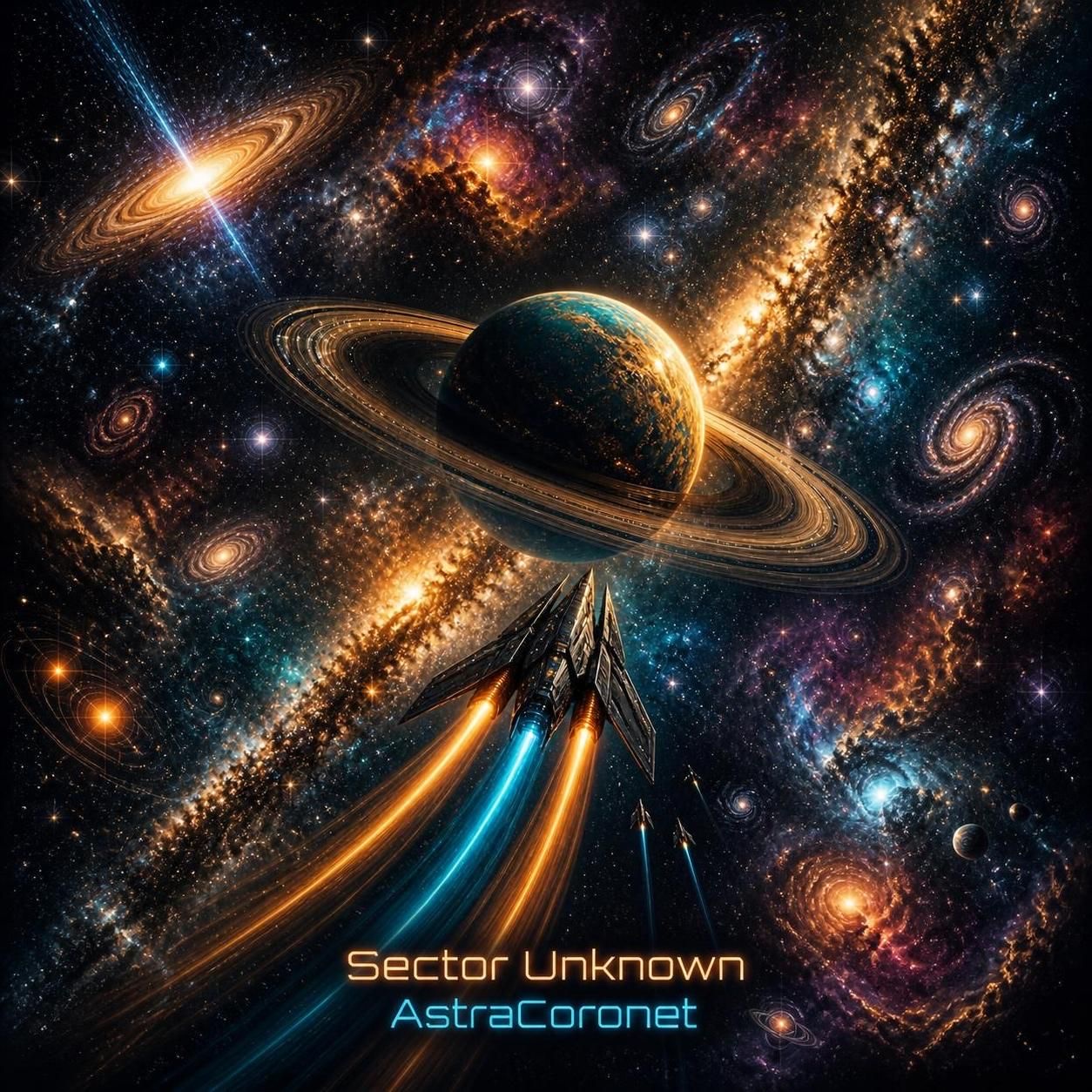 Sector Unknown /Spaceship Astrum artwork