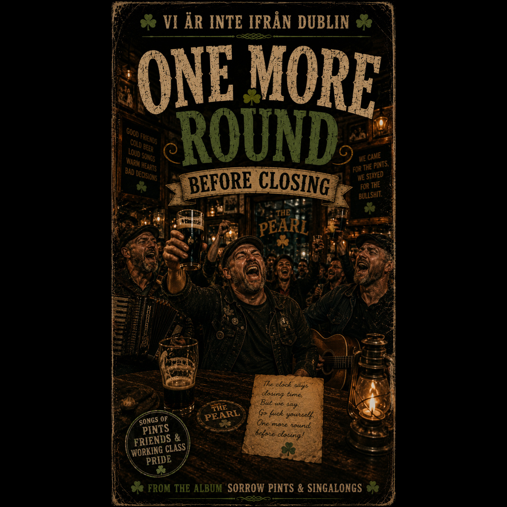 Vi är inte ifrån Dublin - One More Round Before Closing artwork