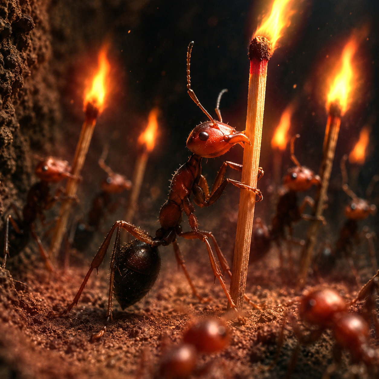 MANDIBLES ON FIRE (Pheromones Mix) artwork