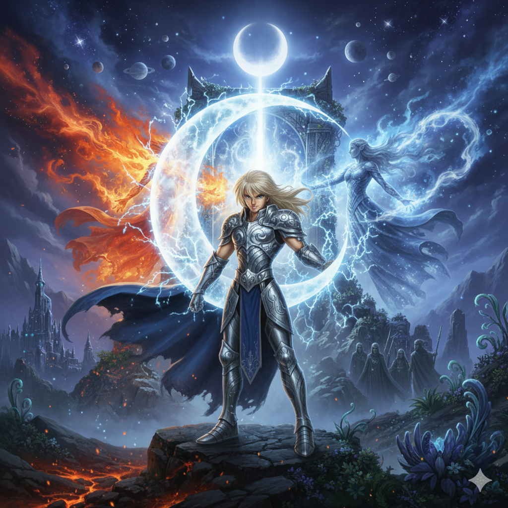 Aïglos, Cavaleiro do Luar. artwork