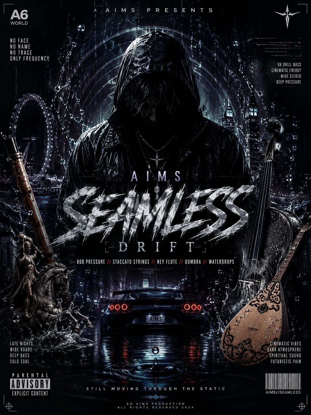 AIMS — “SEAMLESS//DRIFT” artwork