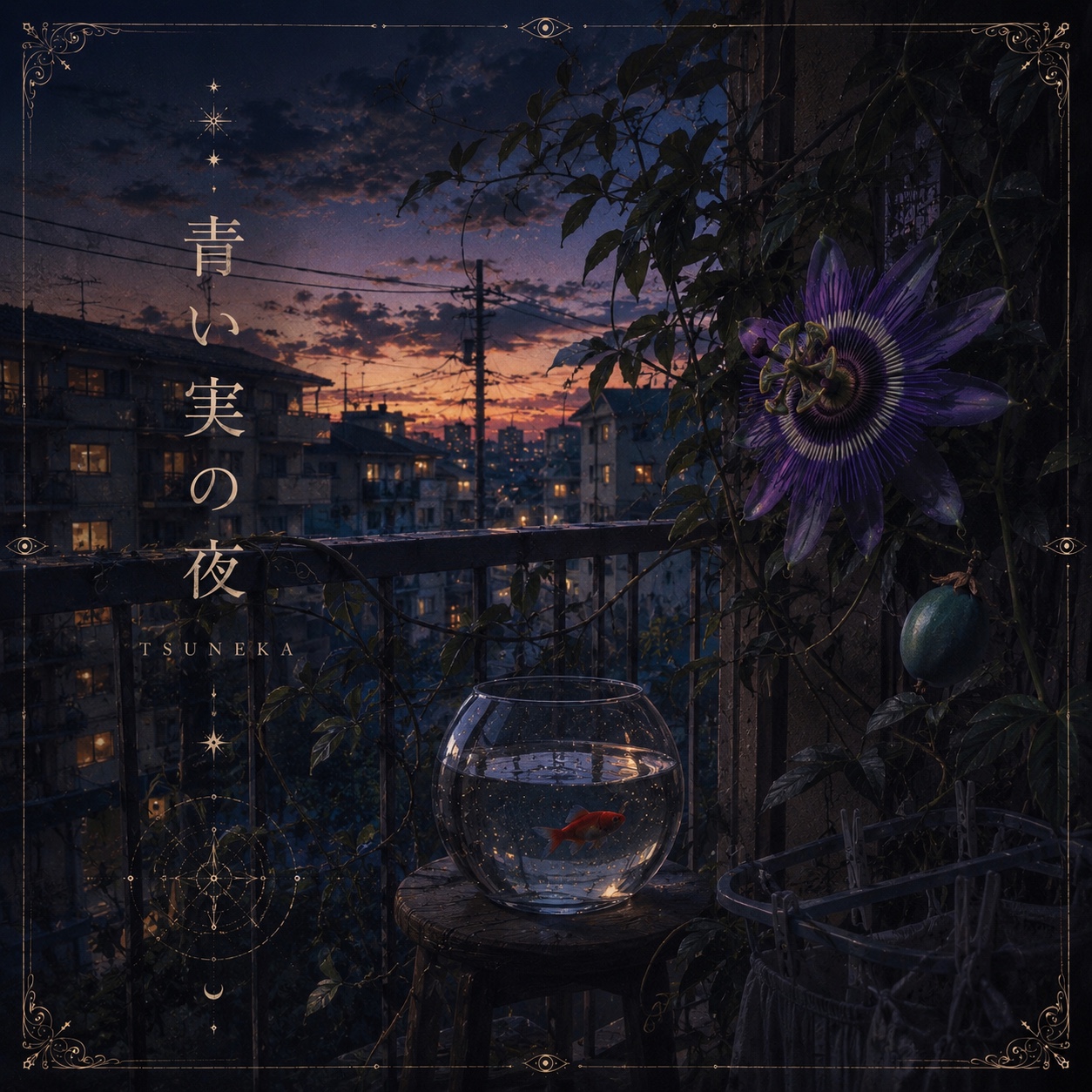 青い実の夜 artwork