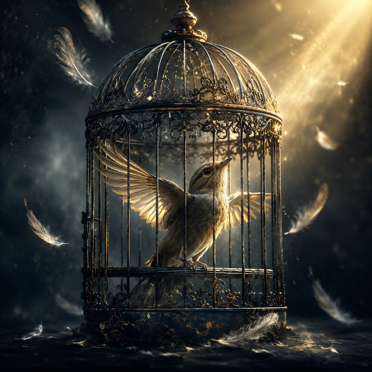 Caged Bird artwork