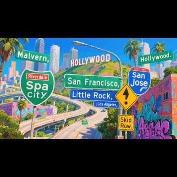 Image for City, Towns, Streets & States 