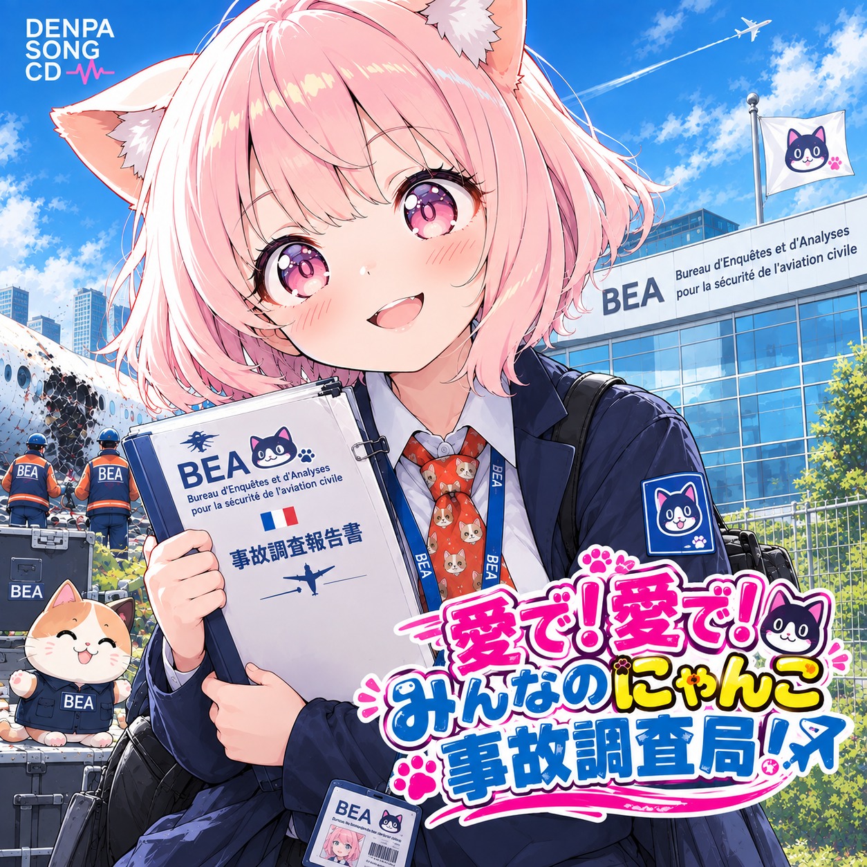 愛で！愛で！みんなのにゃんこ事故調査局！ artwork