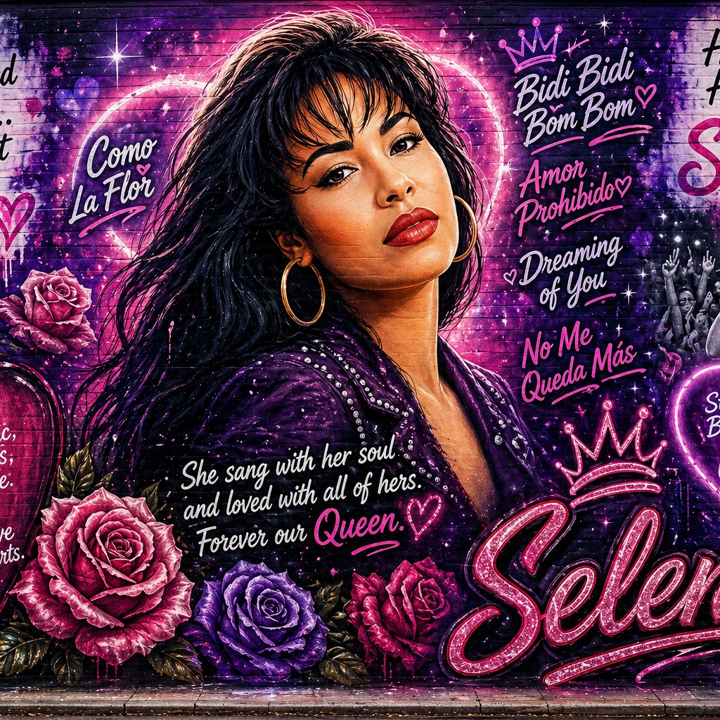 Midnight Rosa (Para Selena Quintanilla) artwork