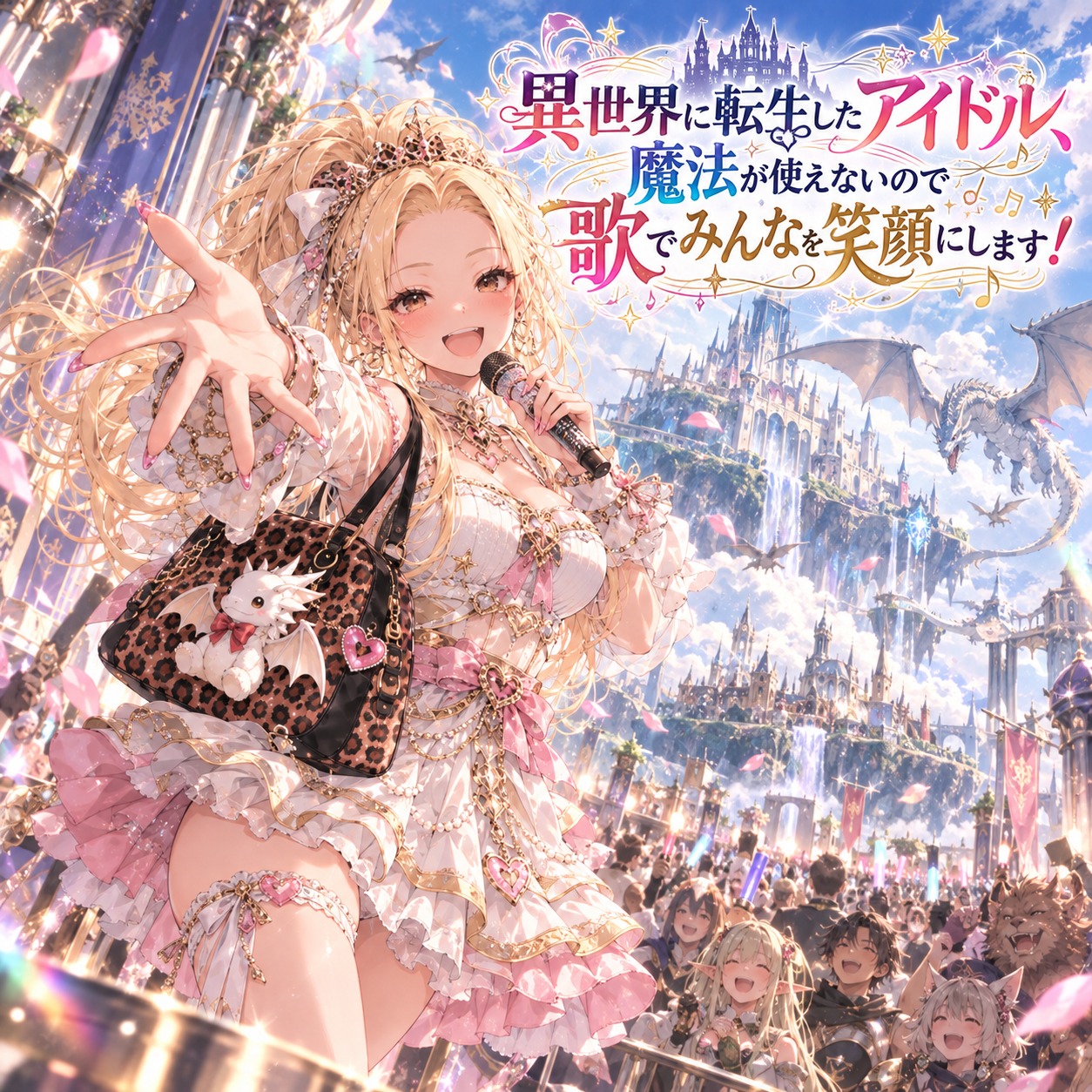 異世界に転生したアイドル、魔法が使えないので歌でみんなを笑顔にします！ #グッバイネクステ artwork