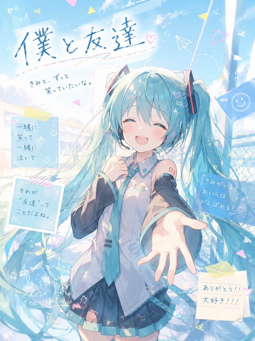 僕と友達 by リミックス祭/初音ミクremix artwork