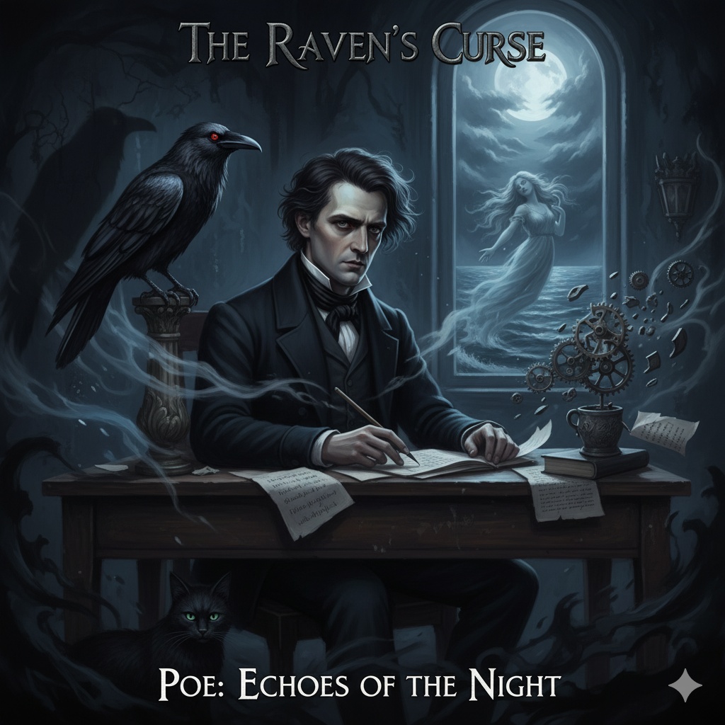 Image for The Raven's Curse (An album of Edgar Allen Poe poems)