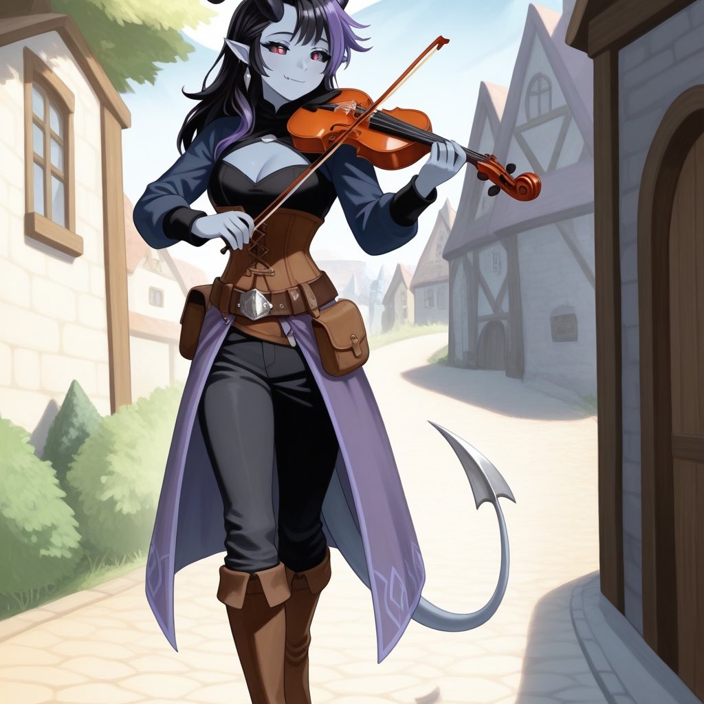 “Violet Eyes & Devil’s Strings” artwork