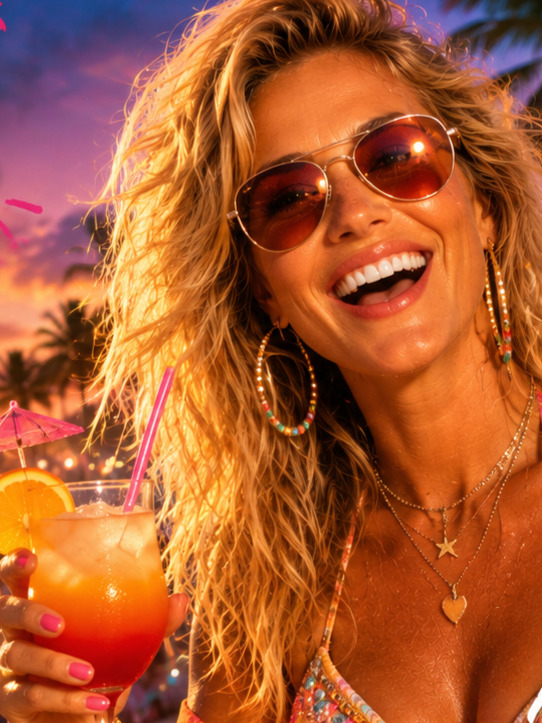 Cocktail in der Hand artwork