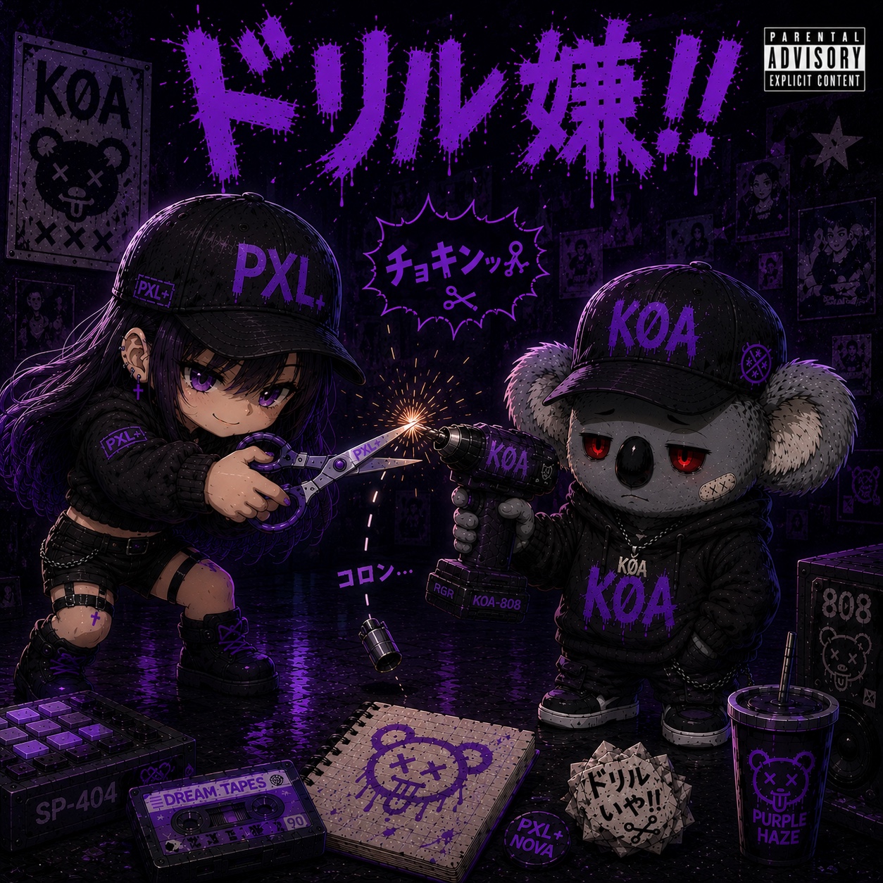 Drill嫌!! artwork