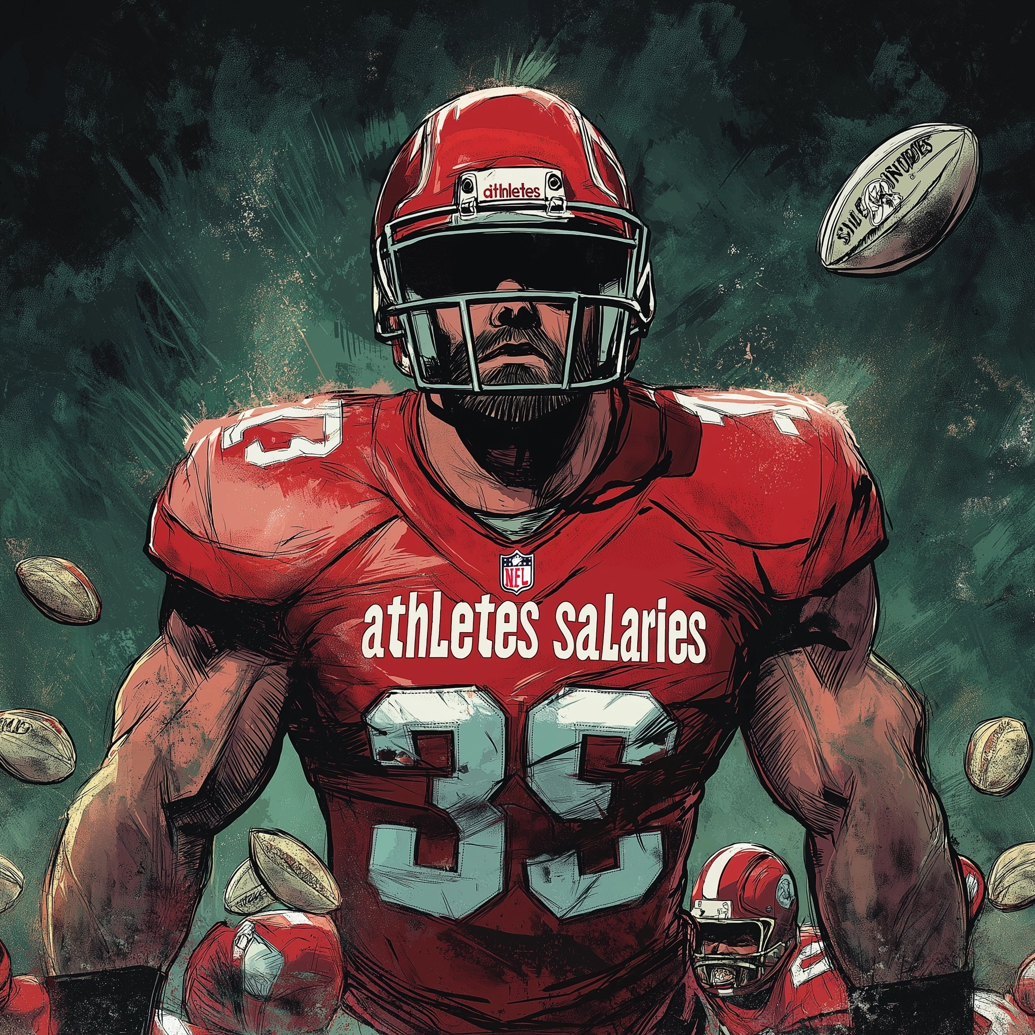 Some professional athletes are very well artwork