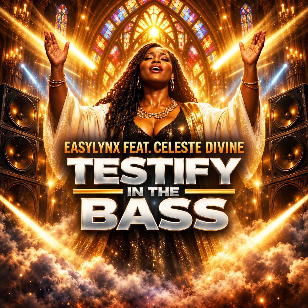 Testify in the Bass - Easylynx feat Celeste Divine artwork