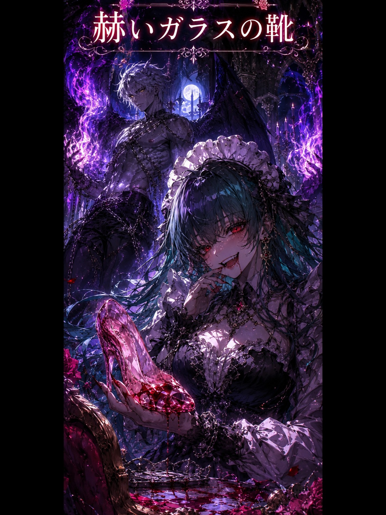 赫いガラスの靴 artwork